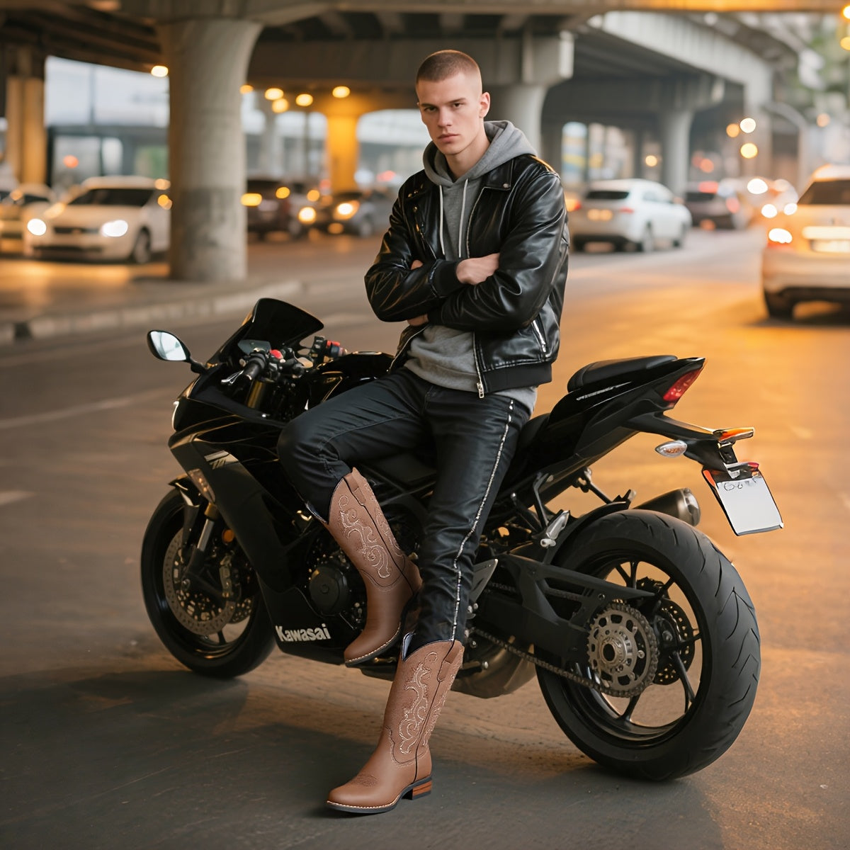 Men's Riding Boots-1688